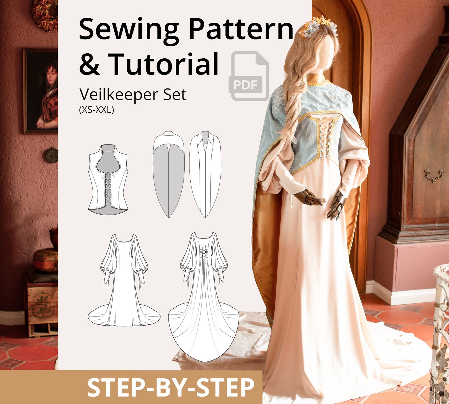 Veilkeeper Sewing Pattern Set PDF
