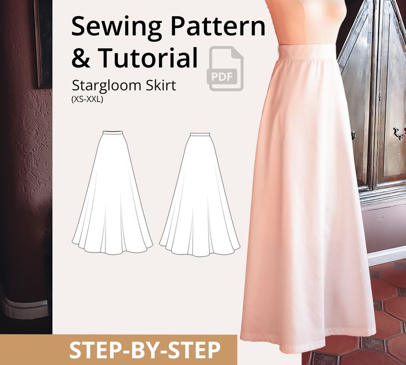 Stargloom Skirt Sewing Pattern PDF