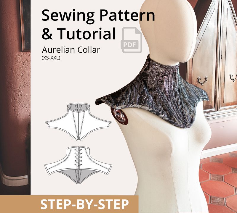 Neck Corset Sewing Pattern PDF