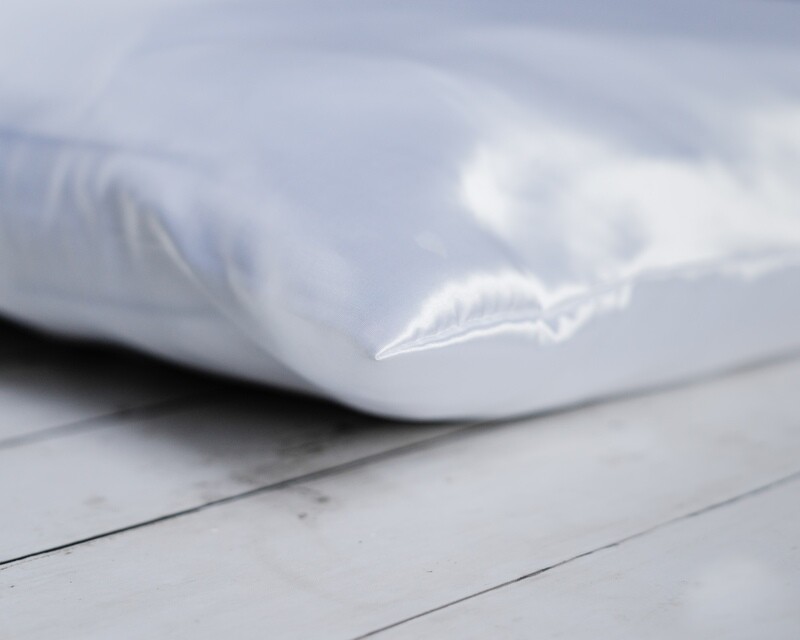 Satin Pillow Cases-White