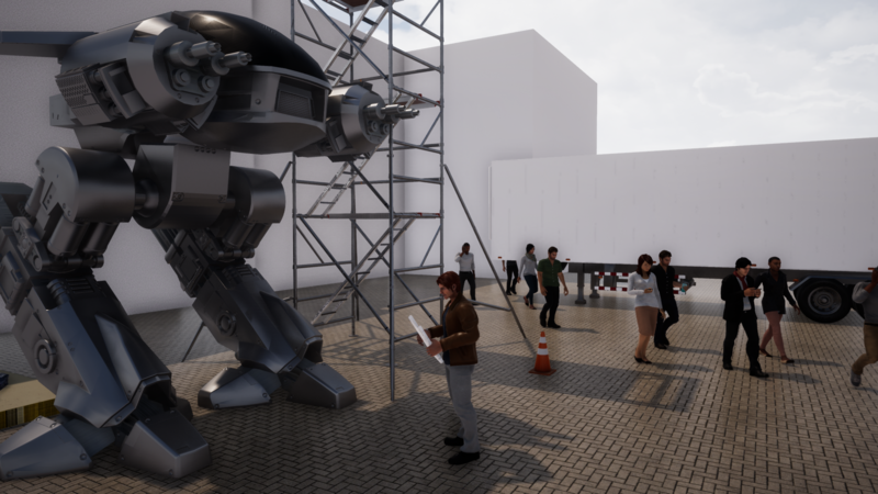 ED209 Classic Robocop Mech