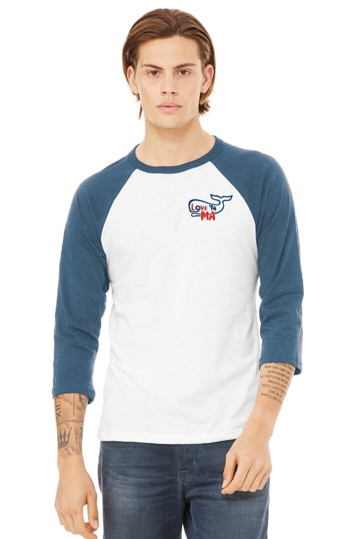 LYM Unisex 3/4 Baseball Tee- For WHOLESALE only