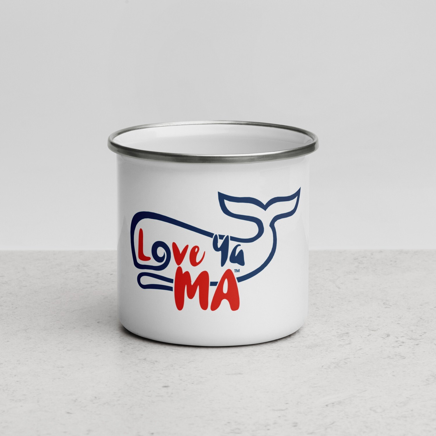 LYM Whale Enamel Mug