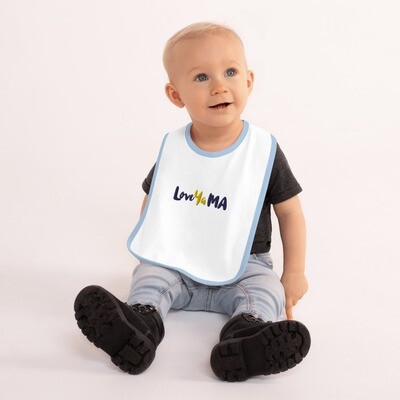 LYM Embroidered Baby Bib