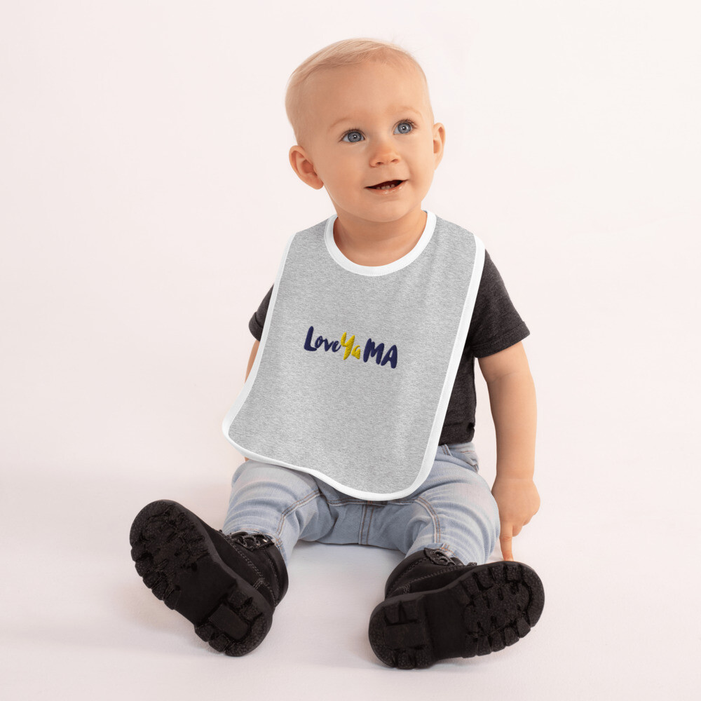 LYM Embroidered Baby Bib