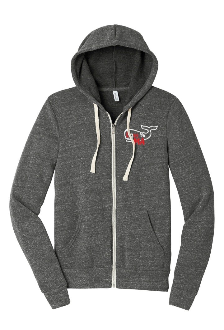 LYM  Unisex Triblend Sponge Fleece Full-Zip Hoodie- For WHOLESALE only