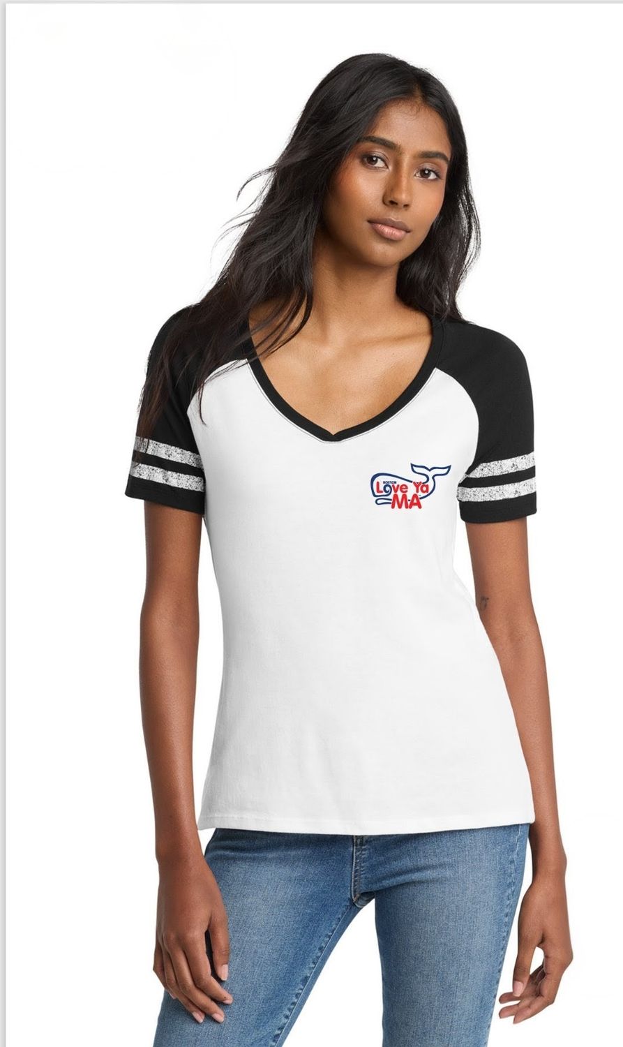 LYM Women’s Game V-Neck Tee-