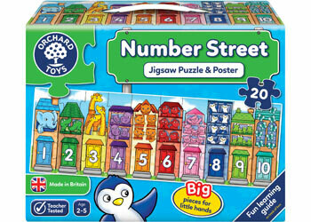 Number Street Jigsaw Puzzle 20 pieces Number Street Jigsaw Puzzle 20 pieces