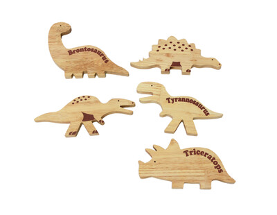 Wooden Dinosaurs - Set of 5