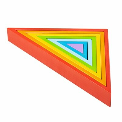 Bigjigs Toys - Wooden Stacking Triangles