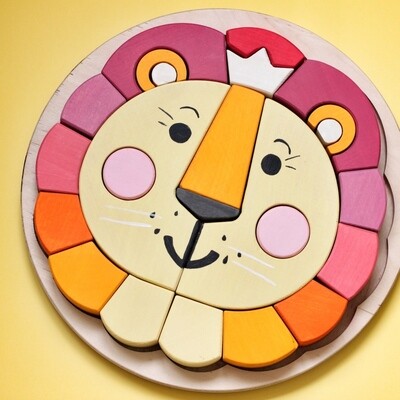 Coloured Lion Puzzle