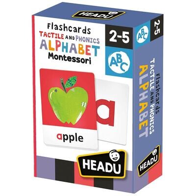 Headu - Montessori Flashcards Tactile and Phonics Alphabet