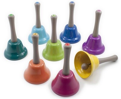 Artiwood - Rainbow Hand Bells - 8 Piece Set