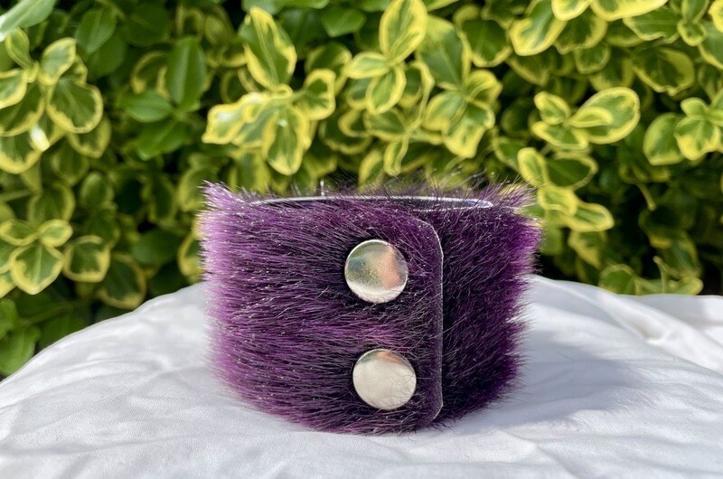 Sealskin Cuff- Purple Straight