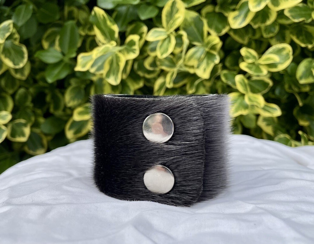 Sealskin Cuff- Dark Grey