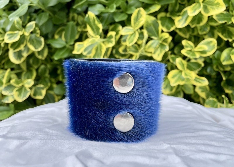 Sealskin Cuff- Deep Blue Straight