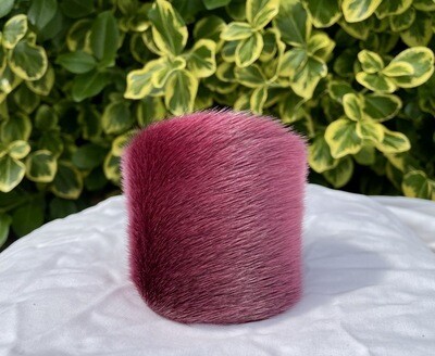 Sealskin Cuff- Pink Curved
