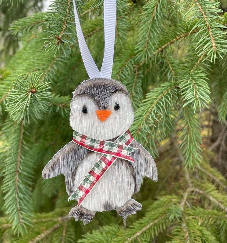 Sealskin Penguin Ornament