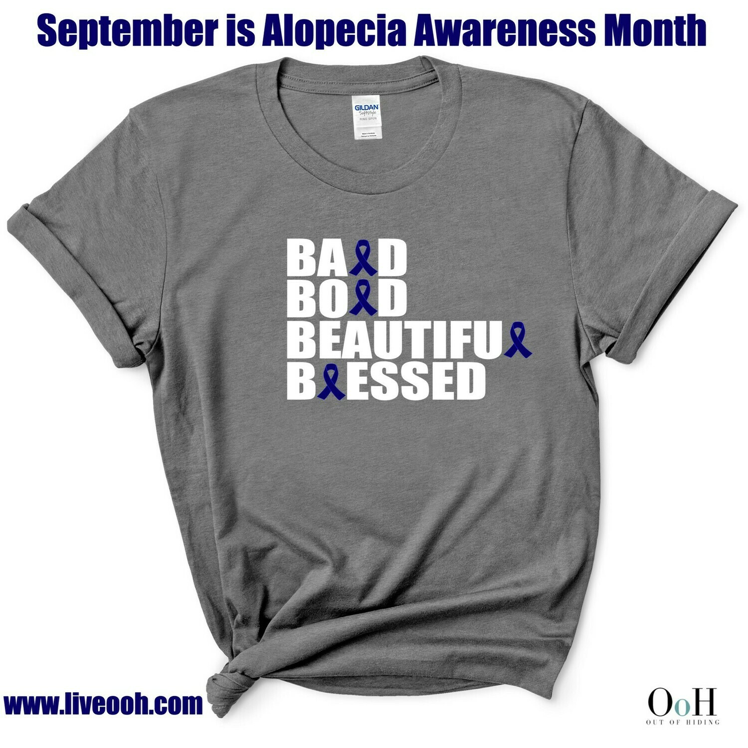 B4 - Bald Bold Beautiful Blessed (Alopecia Awareness)