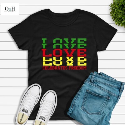 LOVE celebrates FREEDOM Tee