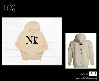Networking King Hoodie - Black Text