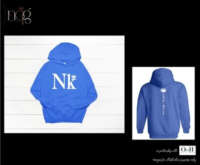Networking King Hoodie - White Text