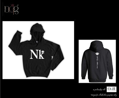 Networking King Hoodie - White Text