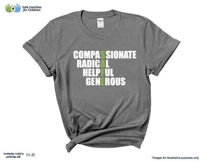SAFE Green Tee with White