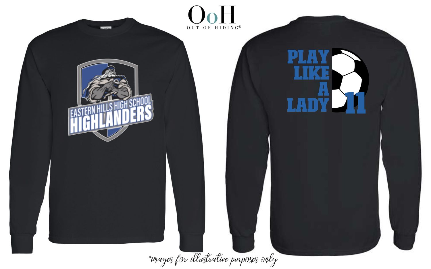 EHH &quot;Play like a Lady&quot; Long Sleeve Tee