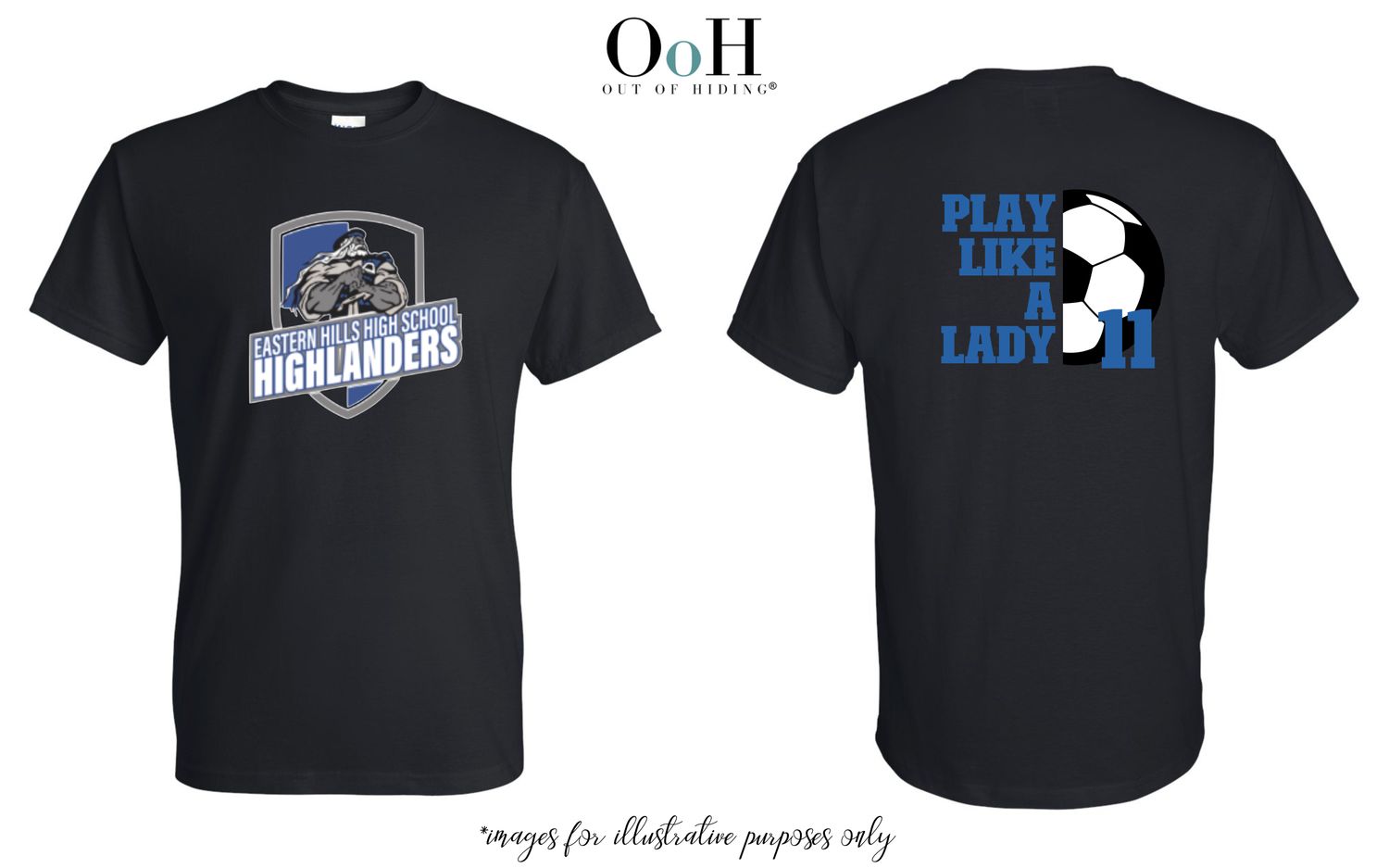 EHH &quot;Play like a Lady&quot; Short Sleeve Tee