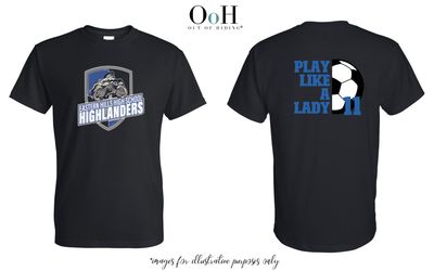 EHH &quot;Play like a Lady&quot; Short Sleeve Tee