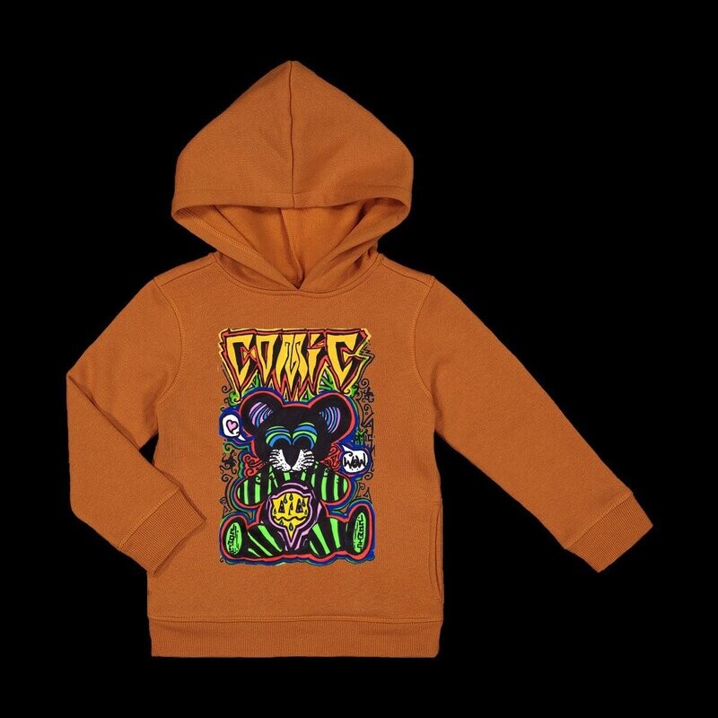Kid's Comic Bear Hoodie