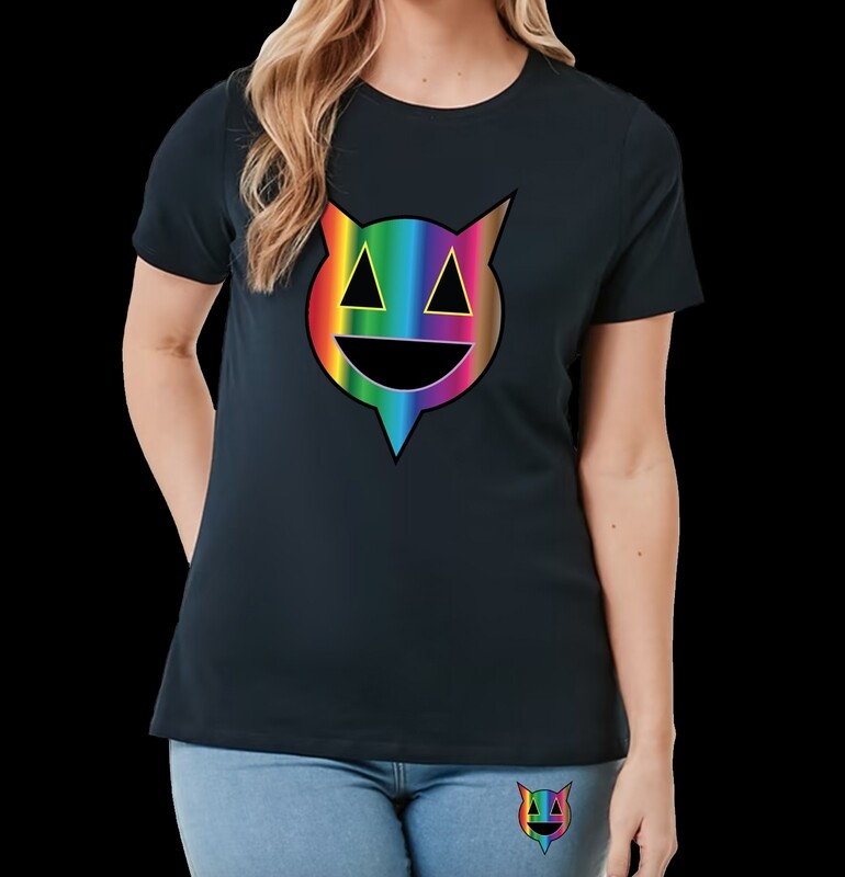 Women's Multicolour Percentum Tee
