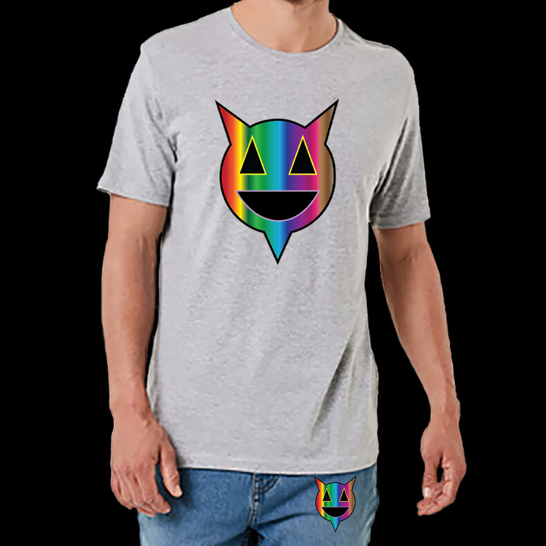 Men's Multicolour Percentum Head Tee