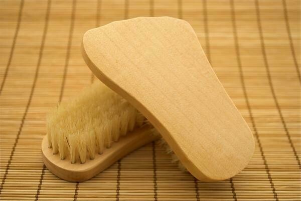 Foot Shaped Scrub Brush