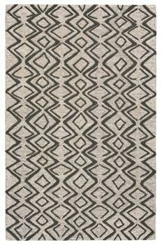 Enzo Hand Tufted Rug - Charcoal/Taupe