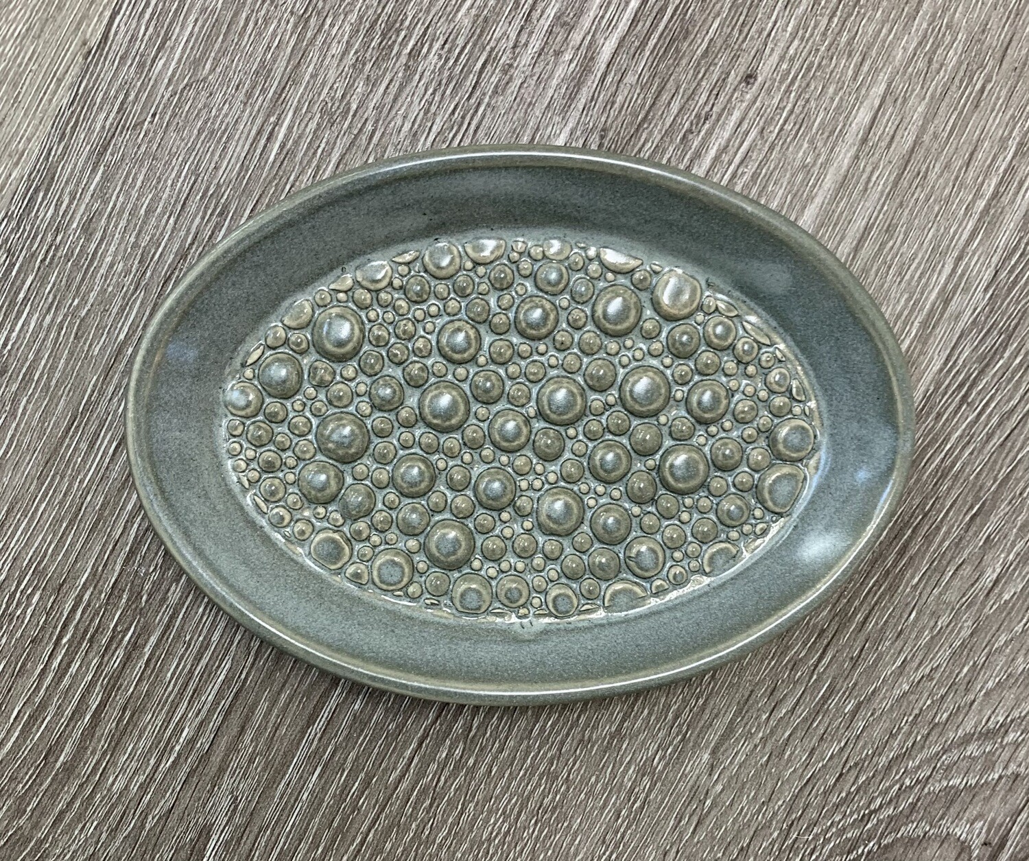 Bubbles Soap Dish - Sage Grey