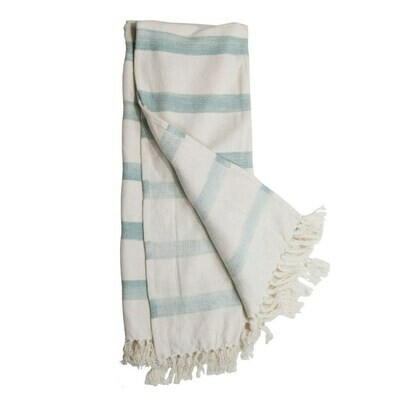 Louise Hand Woven Striped Throw