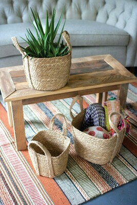 Large Square Seagrass Basket