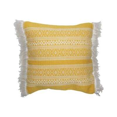 Ollie Hand Woven Pillow, 18x18