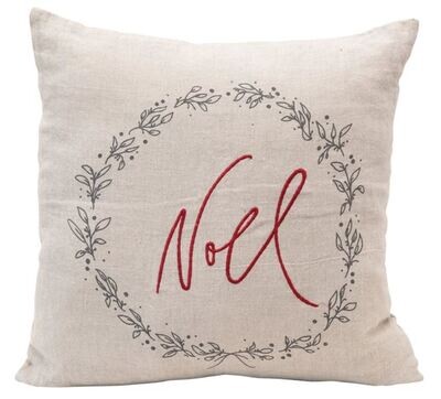 " Noel" Pillow, 20"
