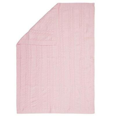 Chenille Blanket, Pink 31x41