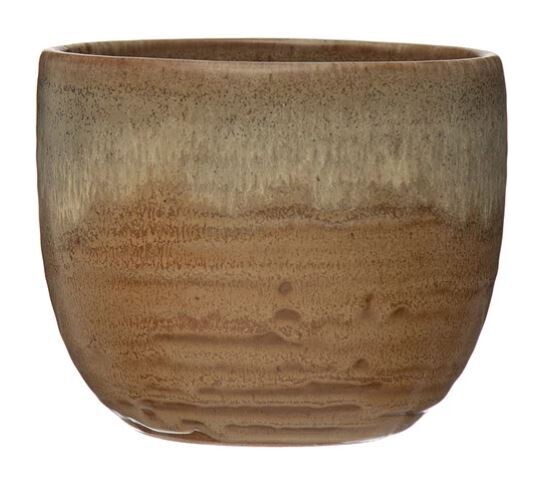 Brown Stoneware Reactive Glaze Mug, 12oz
