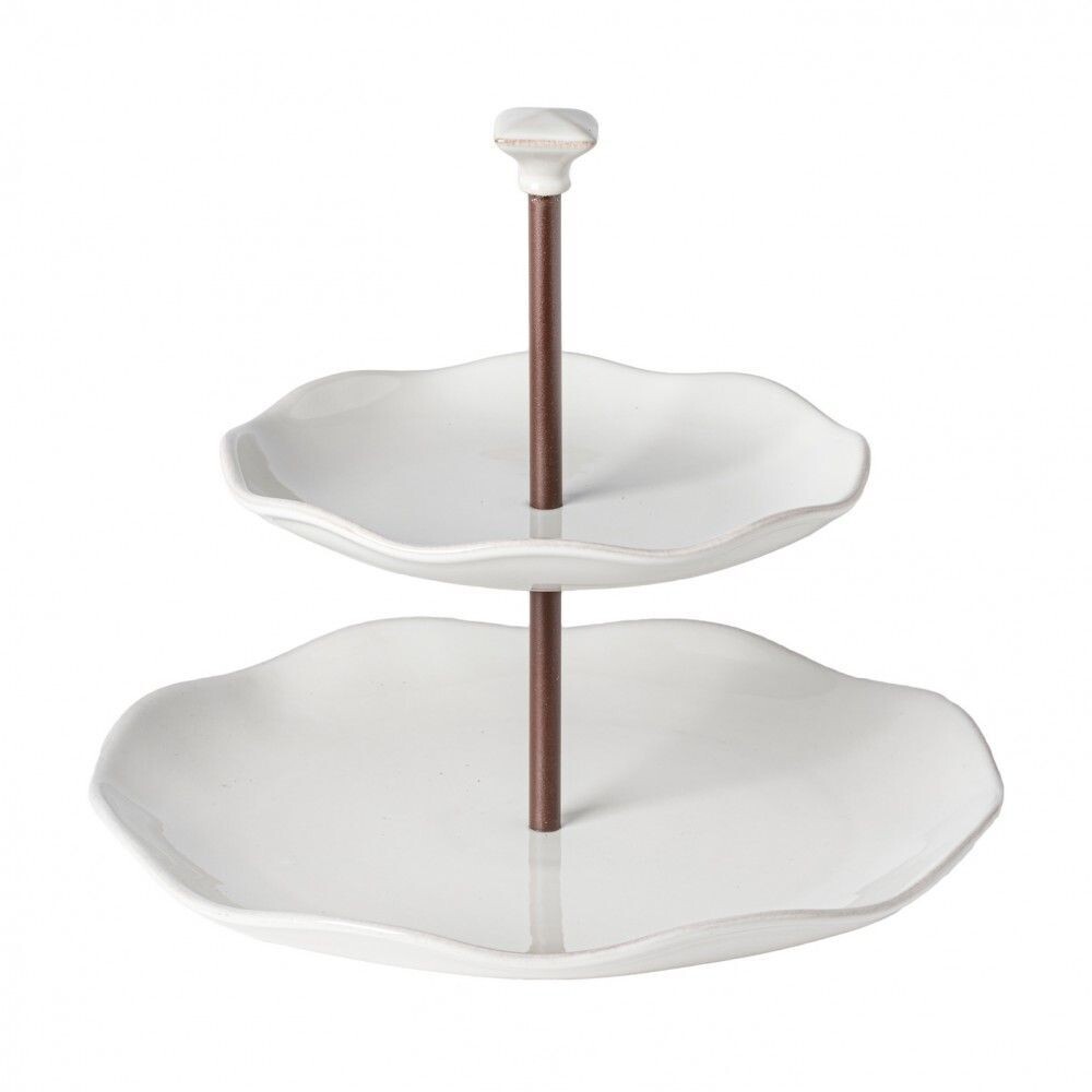 Two Tiered Server - White