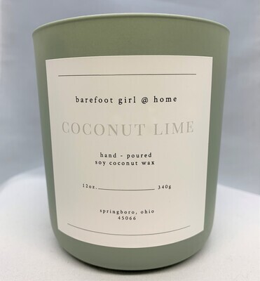 Coconut Lime Candle 12 oz