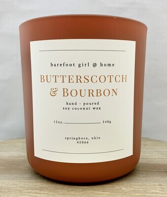 Butterscotch & Bourbon Candle 12 oz