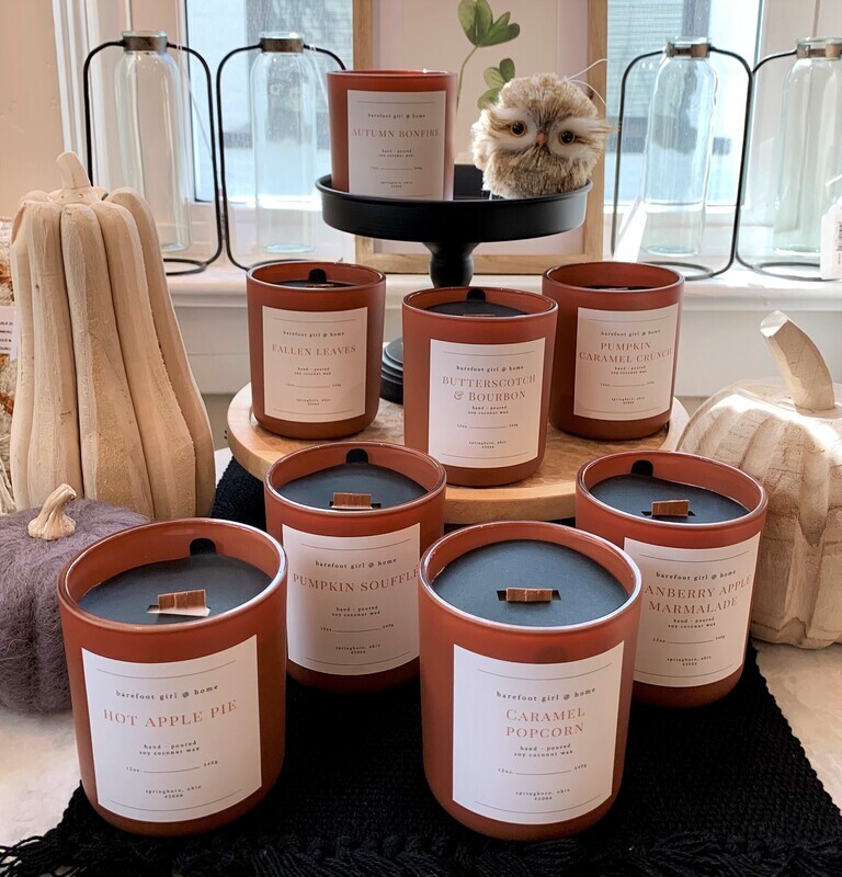 Butterscotch &amp; Bourbon Candle 12 oz