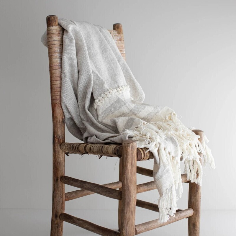 Ramona Handwoven Throw. 50x60