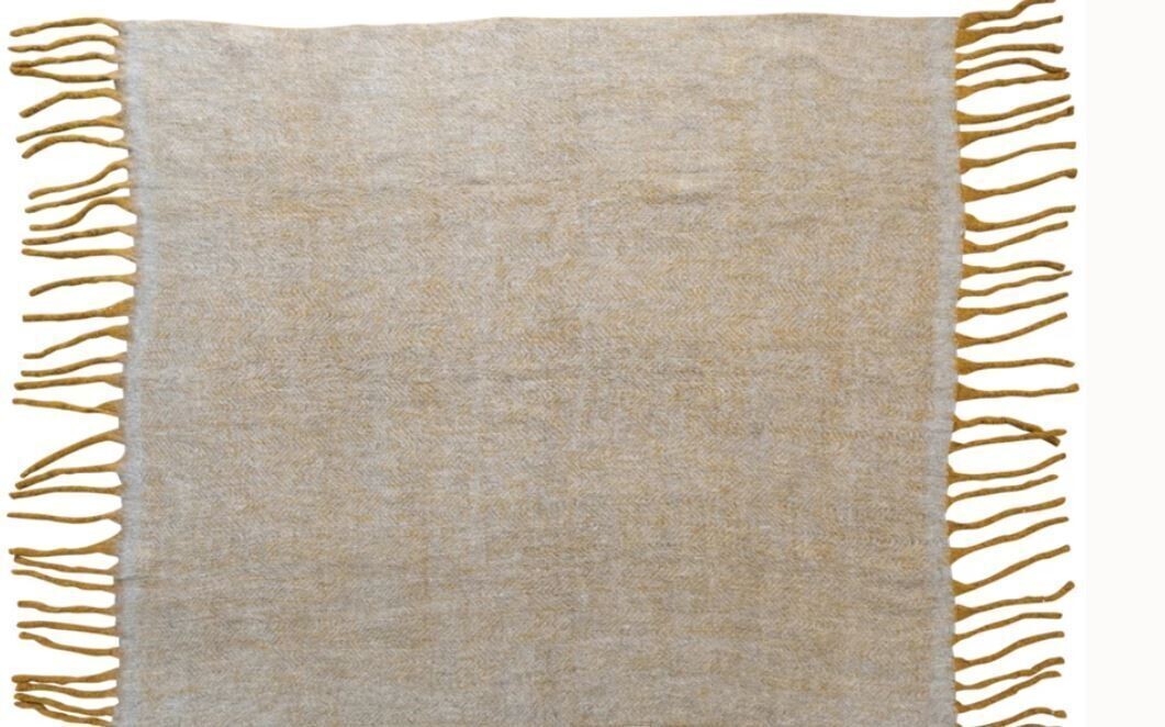 Maribel Poly/Wool Throw 60x50