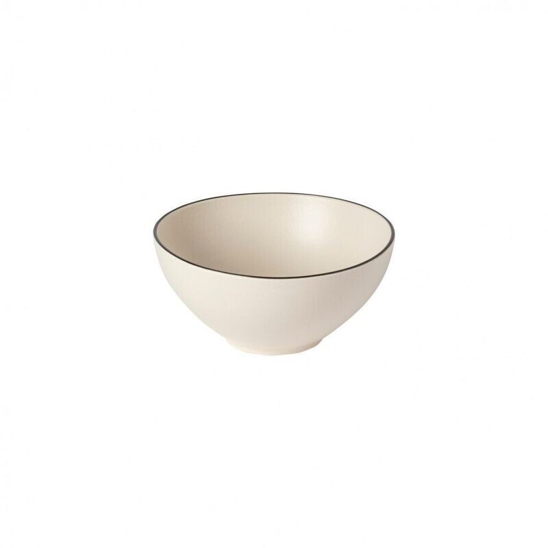 Augusta Soup/Cereal Bowl, Nat/Blk